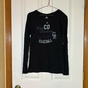 Black, Colorado Rookies long sleeve shirt